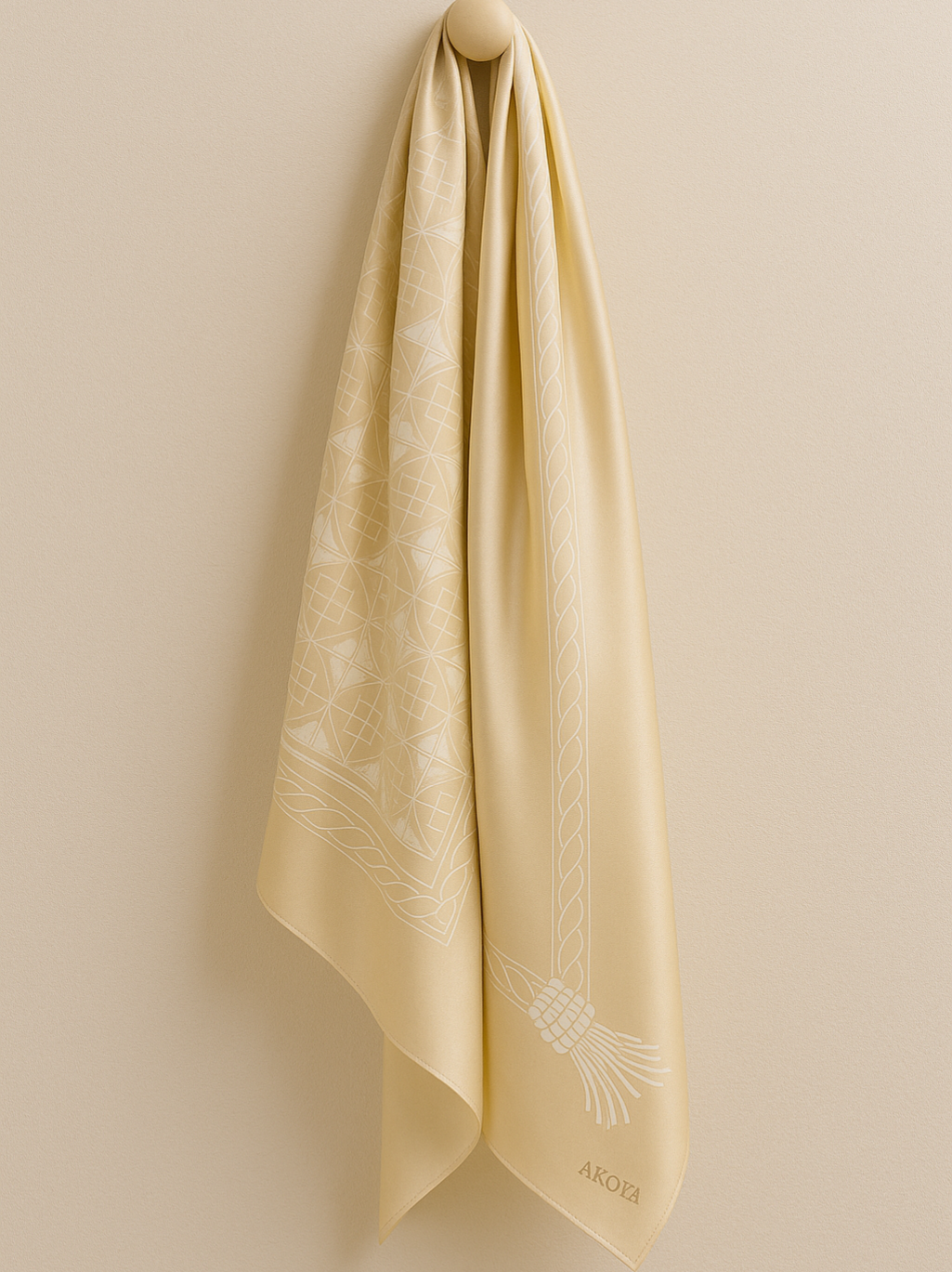 Sable Silk Scarf