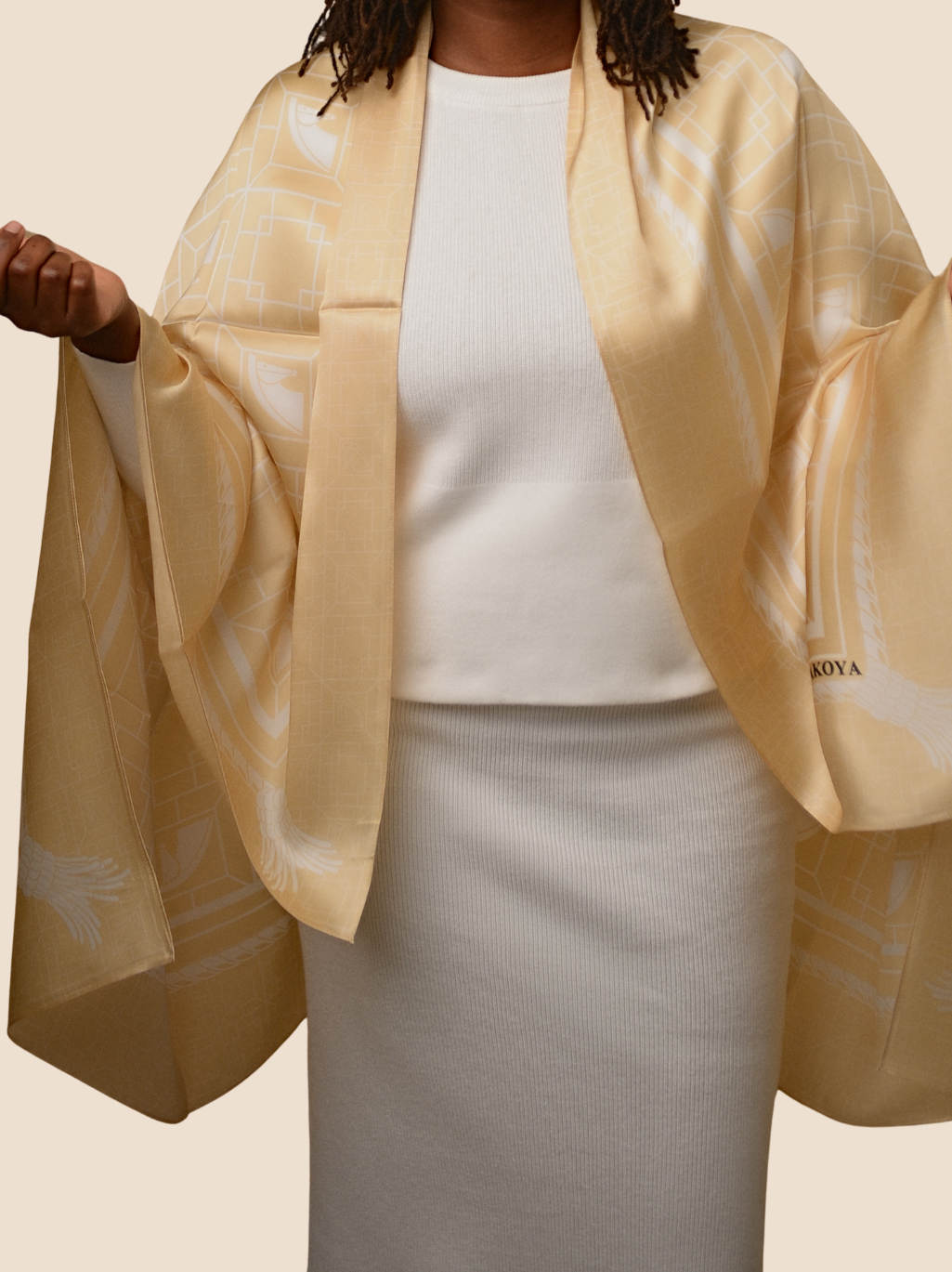 Sable Silk Scarf